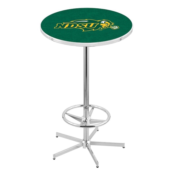 42" Chrome North Dakota State Pub Table